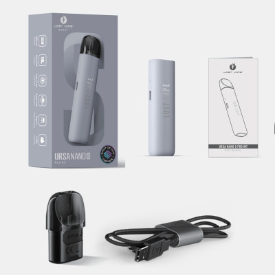 Lost vape Ursa Nano S 800 Stone Grey (Сірий, з картриджем) Багаторазовий POD Lost vape Ursa Nano S 800 Stone Grey (Сірий, з картриджем) Багаторазовий POD